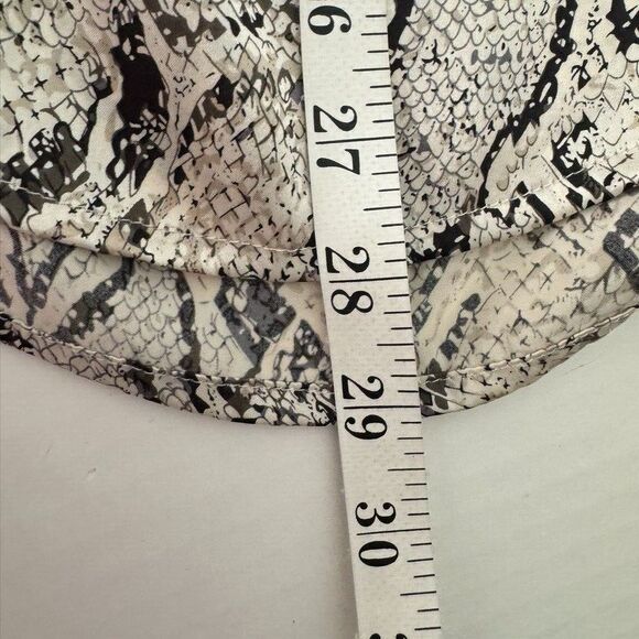 Equipment Shirt Top Womens Size M Snake Print Long-Sleeve Button Silk Blouse - Picture 10 of 10